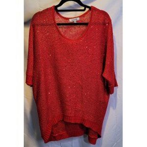 Sparkle Red Women's Sweater